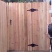 WOOD WALL GATE