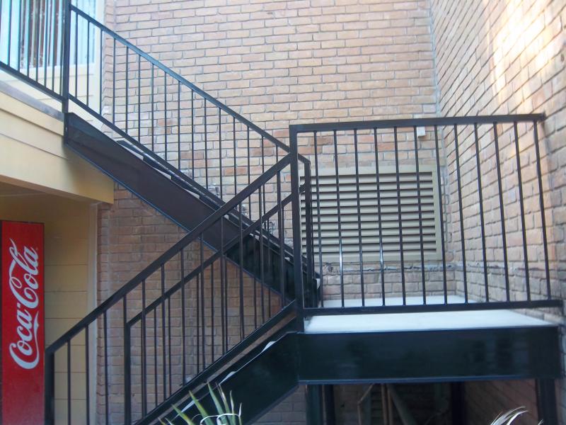 Stairs with landing
